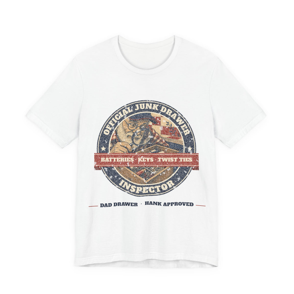 Junk Drawer Inspector Tee – Hank Approved