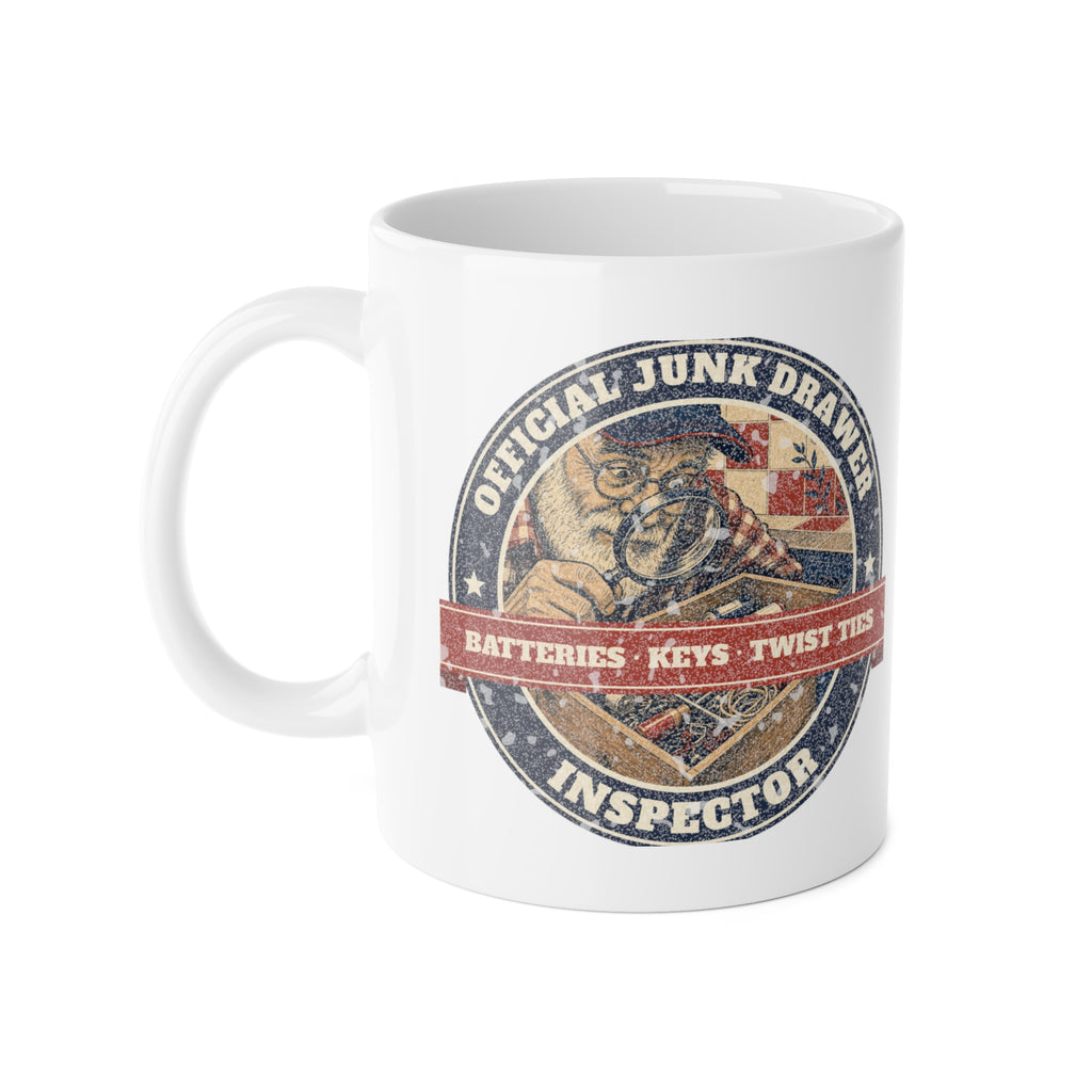 Junk Drawer Inspector Mug – Hank Approved