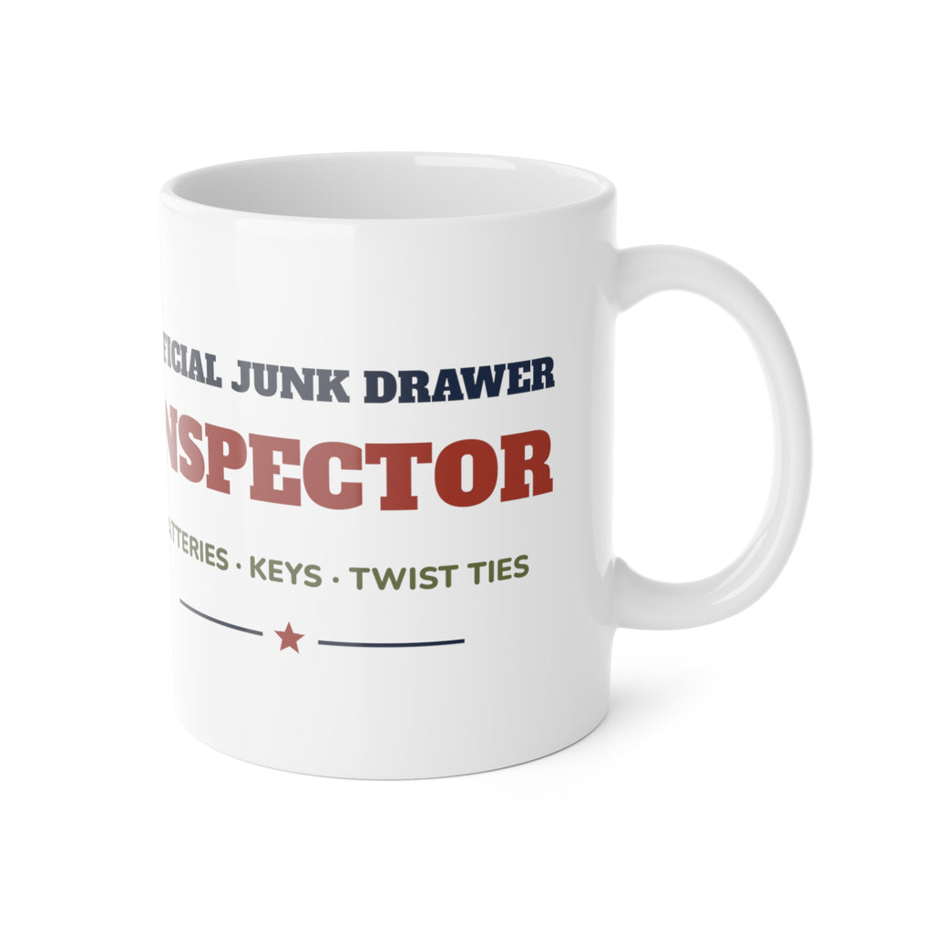 Junk Drawer Inspector Mug – Hank Approved