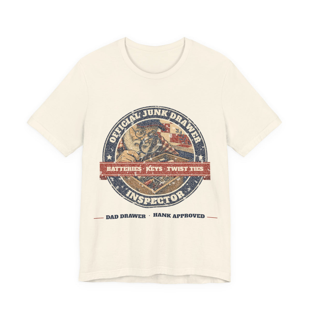Junk Drawer Inspector Tee – Hank Approved