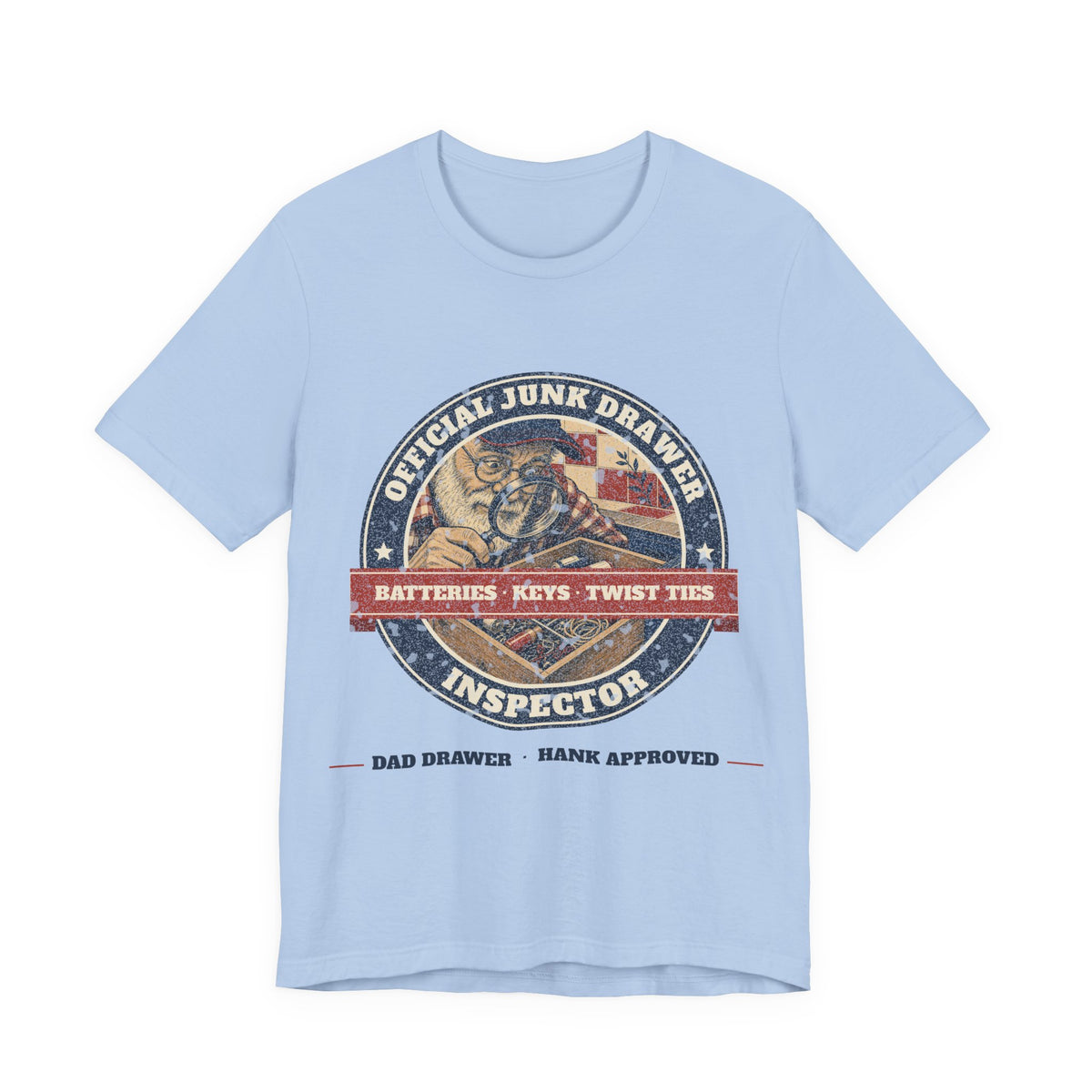 Junk Drawer Inspector Tee – Hank Approved