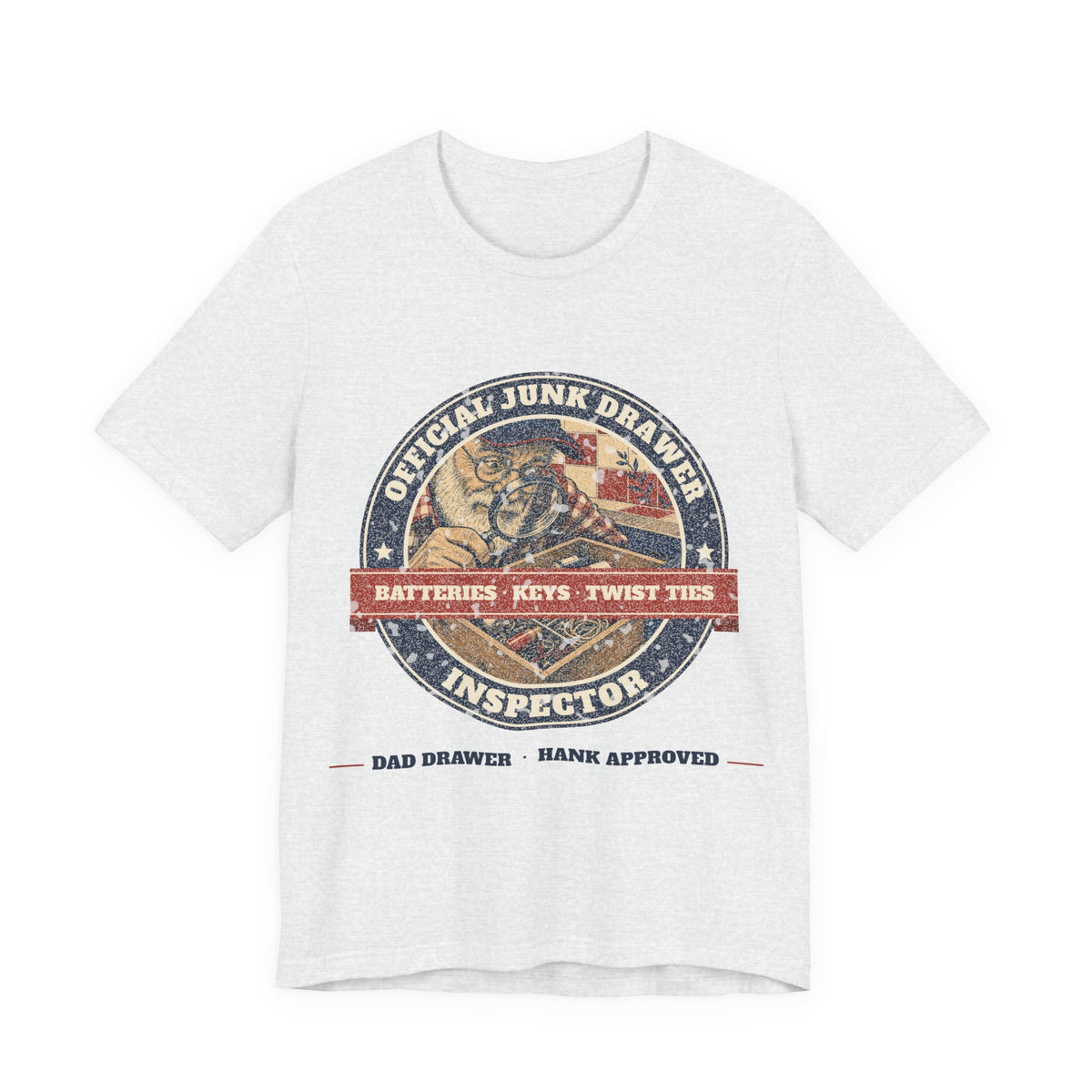 Junk Drawer Inspector Tee – Hank Approved