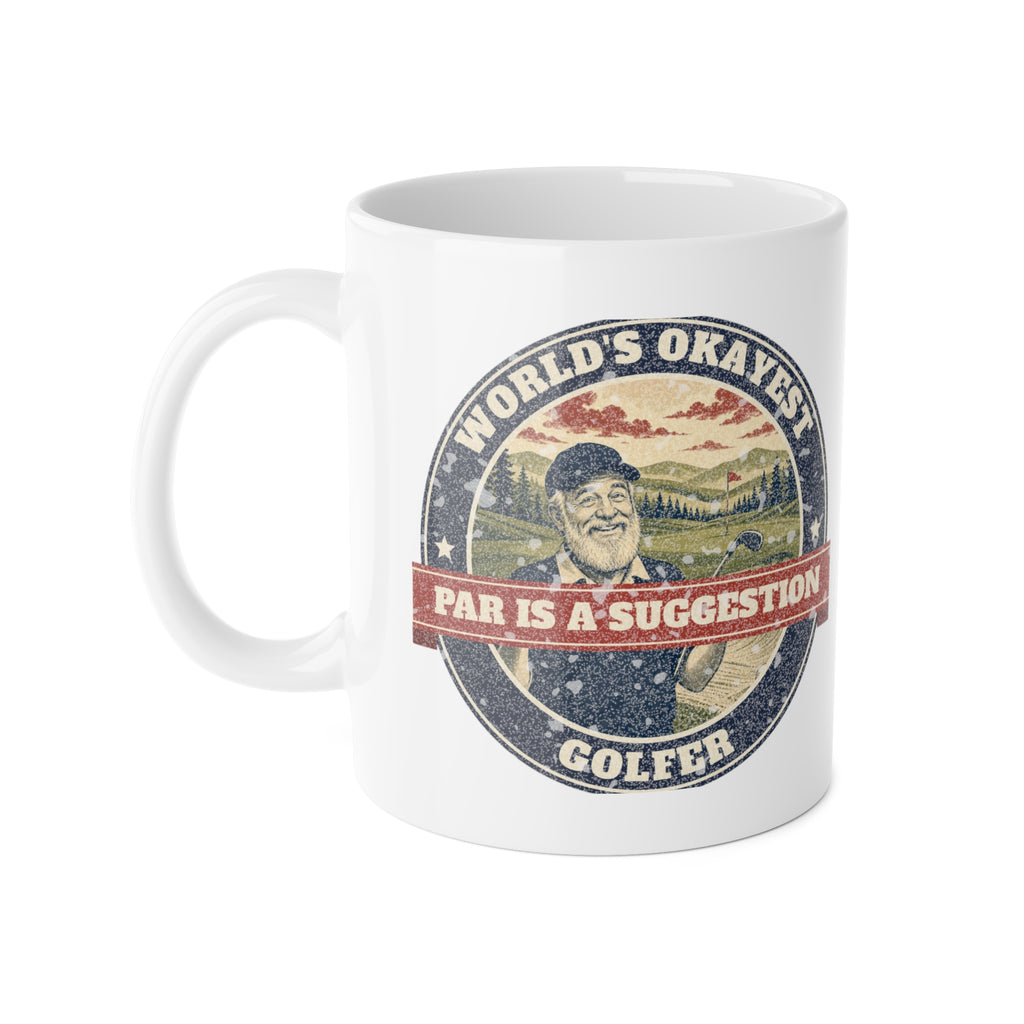 World's Okayest Golfer Mug – Hank Approved